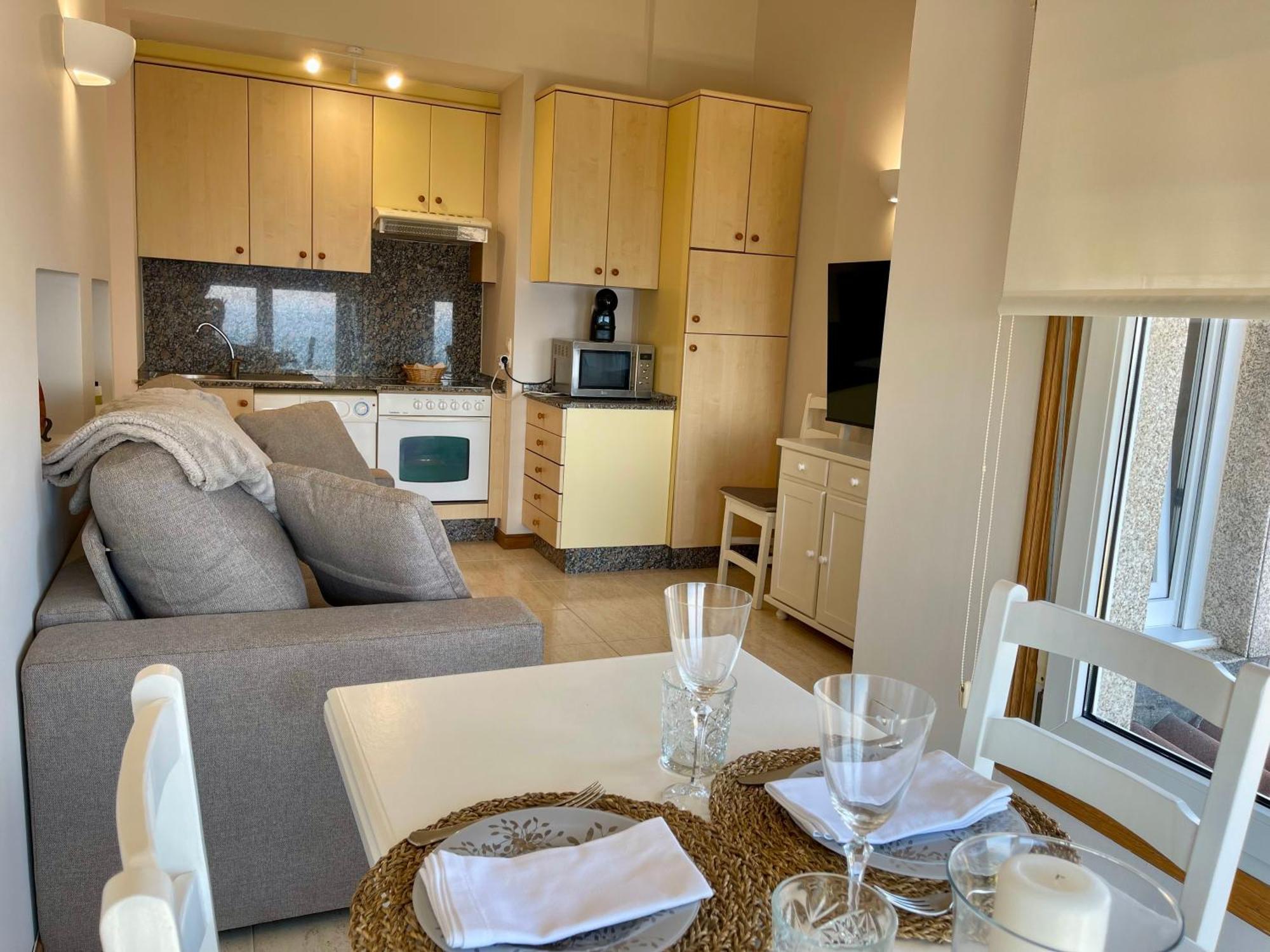 Apartamentos Fontenla-Lanzada Soutullo Exteriör bild